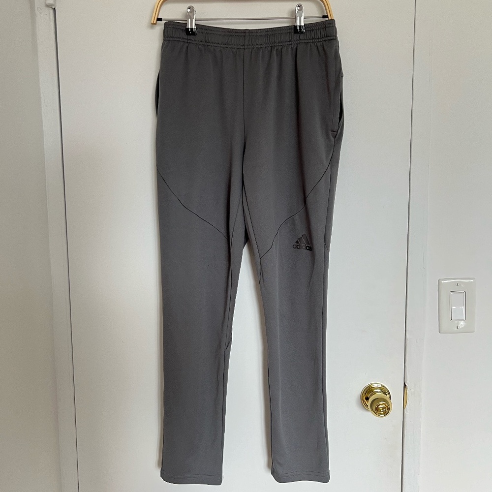Adidas Grey Climalite Joggers, size S/M